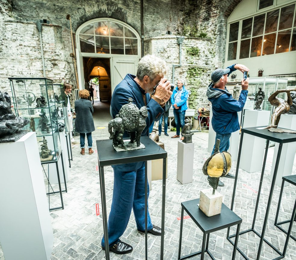 Expositie beeldhouwers