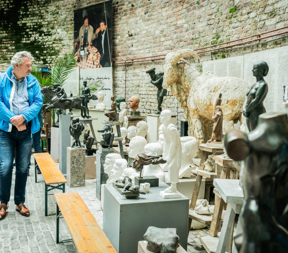 Expositie beeldhouwers
