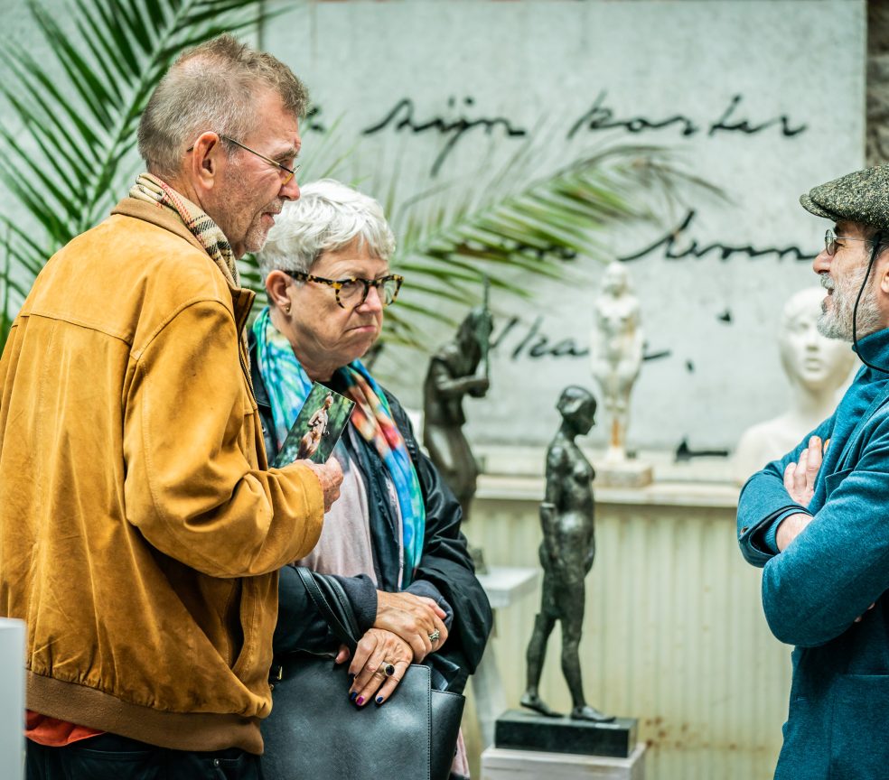 Expositie beeldhouwers